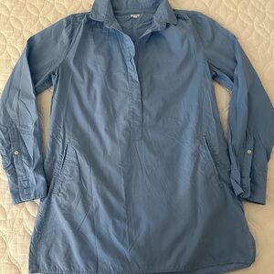 J. Crew Sky Blue Shirt Dress coverup